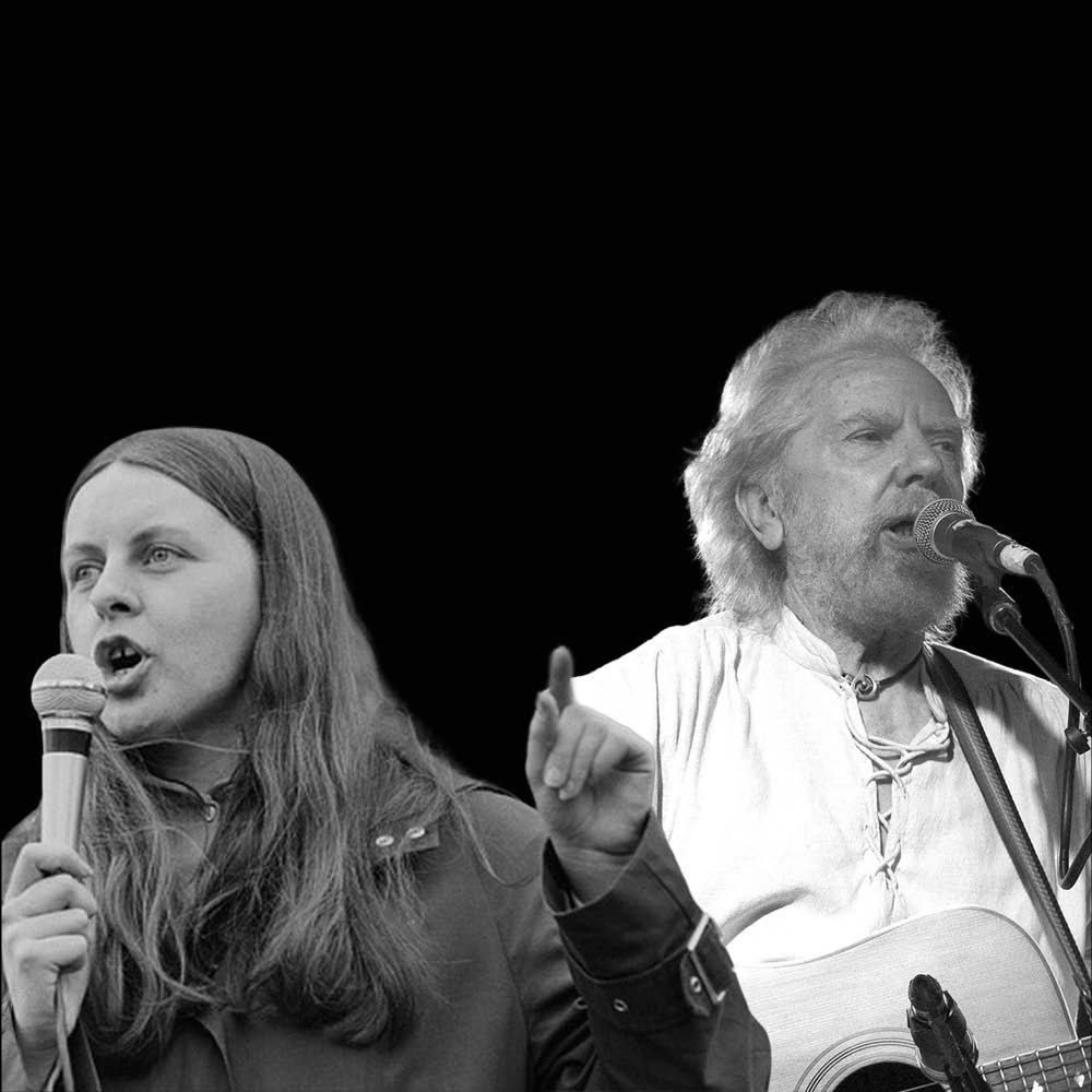 Tommy Sands and Bernadette Devlin McAliskey