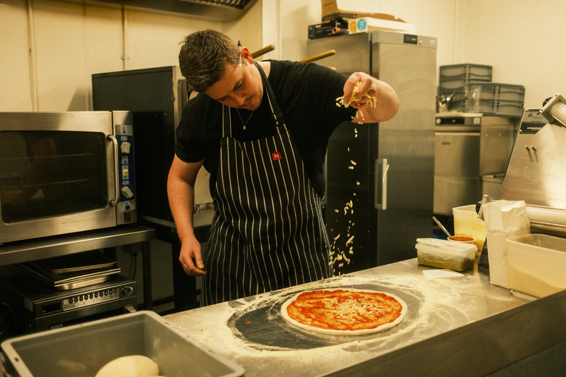 Sourdough pizza pass at Nortons Digbeth kitchen