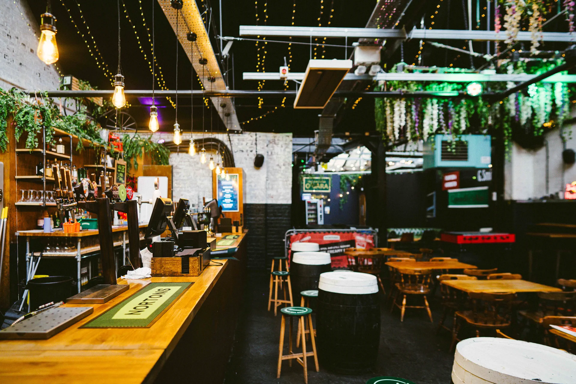 Nortons Digbeth main warehouse venue interior
