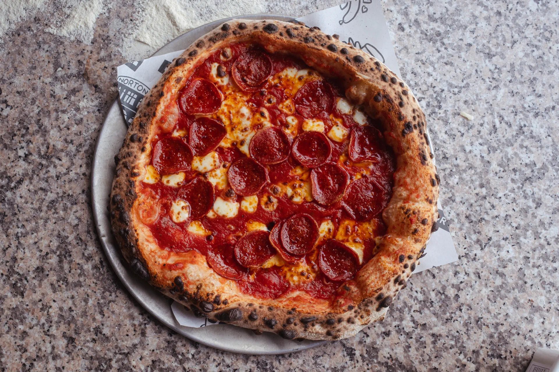 Courtyard pizza kitchen at Nortons Digbeth